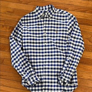 Polo by Ralph Lauren Navy and White Checkered Shirt